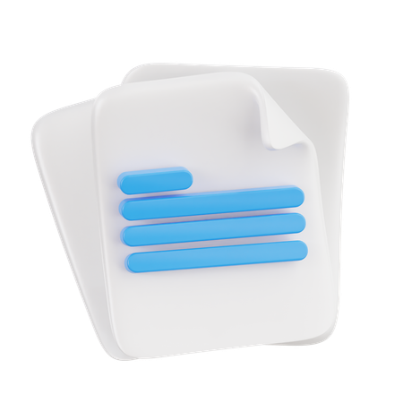 Dokumentieren  3D Icon