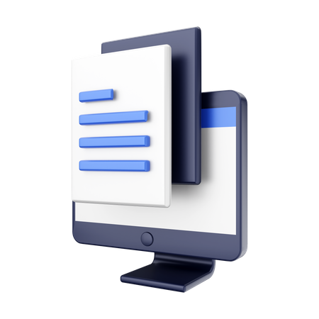 Dokument erstellen  3D Icon