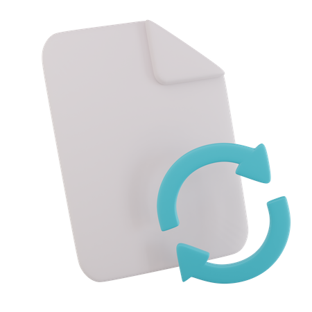 Dokumentenprozess  3D Icon