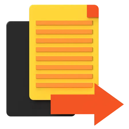 Dokumentfreigabe  3D Icon