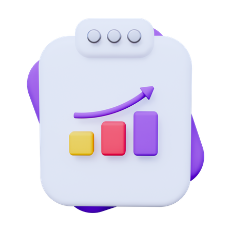 Dokumentstatistik  3D Icon