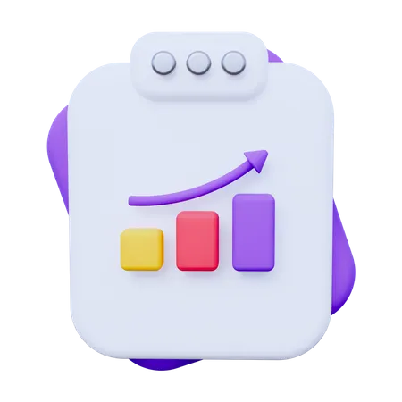 Dokumentstatistik  3D Icon