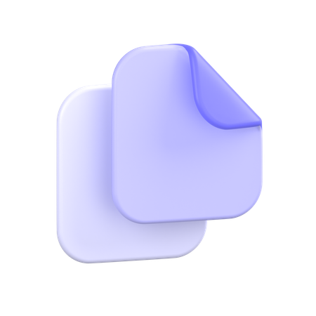 Unterlagen  3D Icon