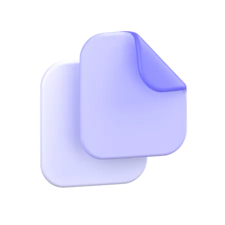 Unterlagen  3D Icon