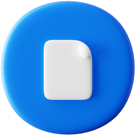 Unterlagen  3D Icon