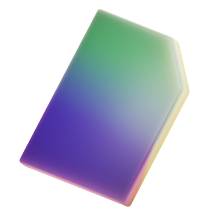 Dokumentform  3D Icon