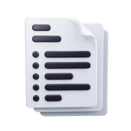 Dokumentieren  3D Icon