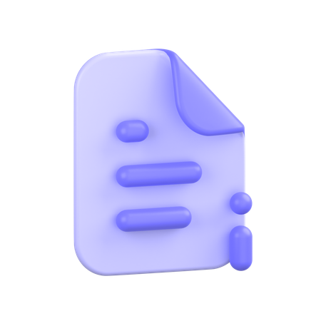 Dateiinfo Alt  3D Icon