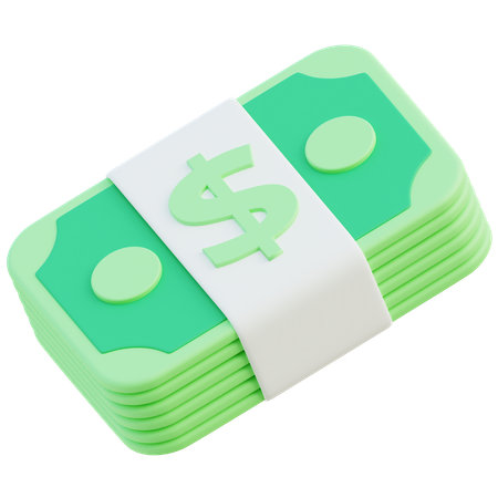 Dólar  3D Icon