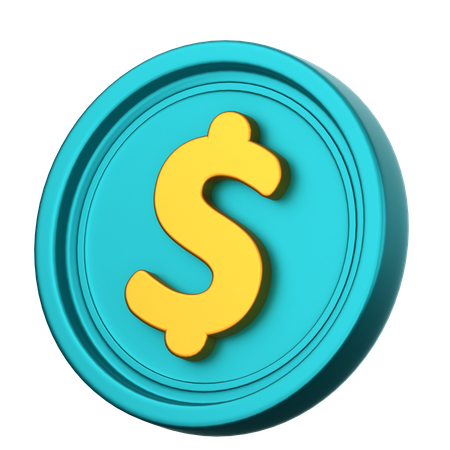 Dólar  3D Icon