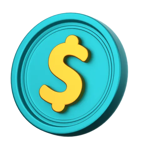 Dólar  3D Icon