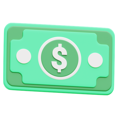 Dólar  3D Icon