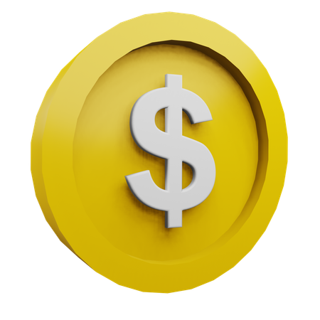 Dólar  3D Icon