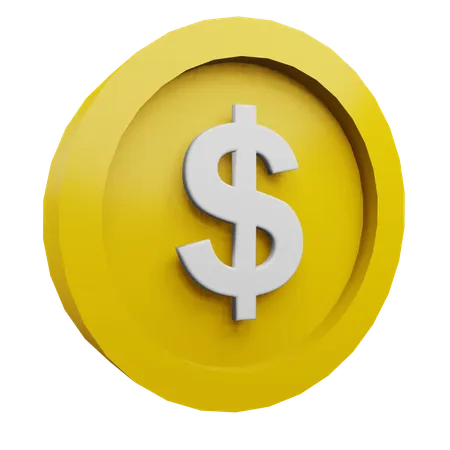 Dólar  3D Icon