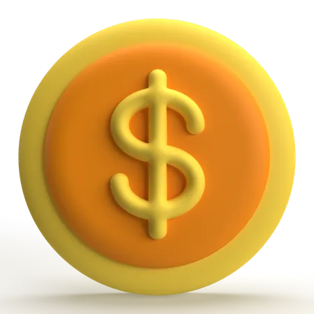 Dólar  3D Icon