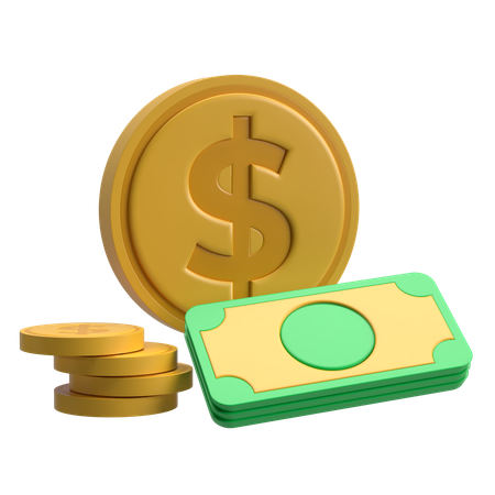 Dólar  3D Icon