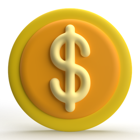 Dólar  3D Icon