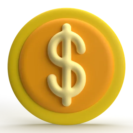 Dólar  3D Icon