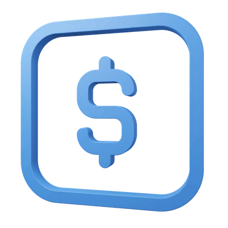 Dólar  3D Icon