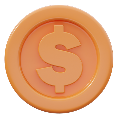 Dólar  3D Icon