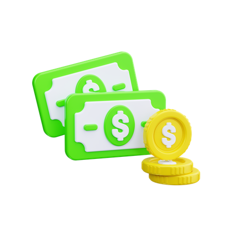 Dólar  3D Icon