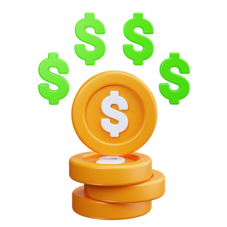 Dólar  3D Icon