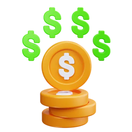 Dólar  3D Icon