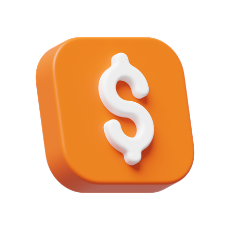 Dólar  3D Icon