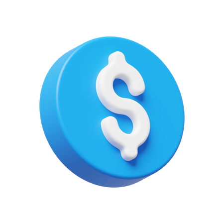 Dólar  3D Icon