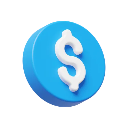 Dólar  3D Icon