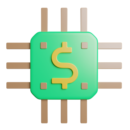 Dólar  3D Icon