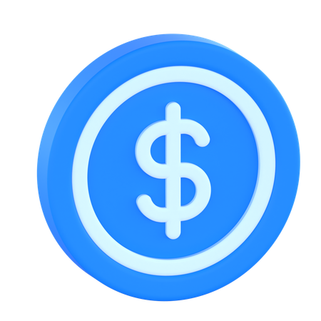 Dólar  3D Icon