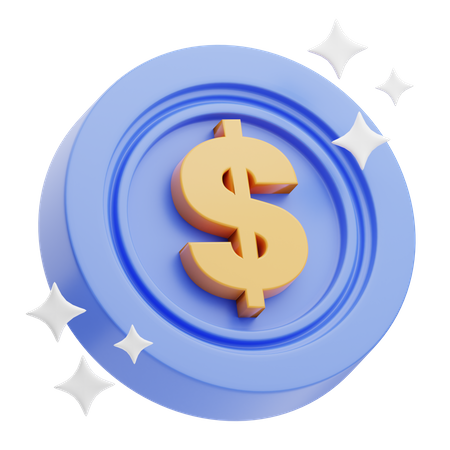 Dólar  3D Icon