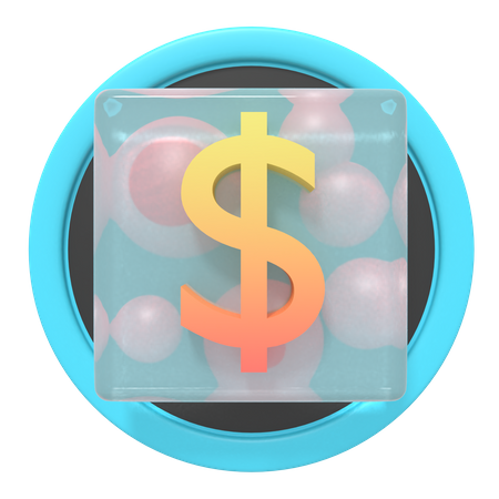 Dólar  3D Icon