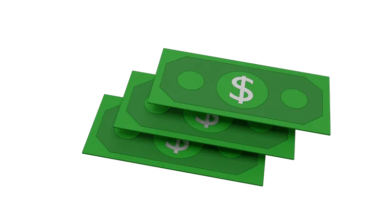 Dólar  3D Icon