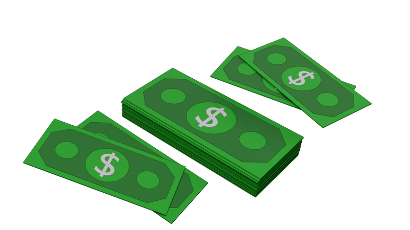 Dólar  3D Icon