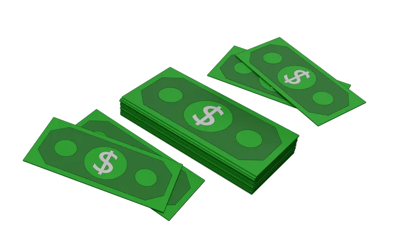 Dólar  3D Icon