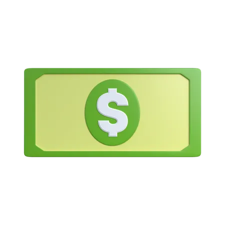 Dólar  3D Icon