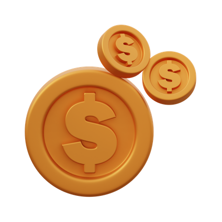 Dólar  3D Icon