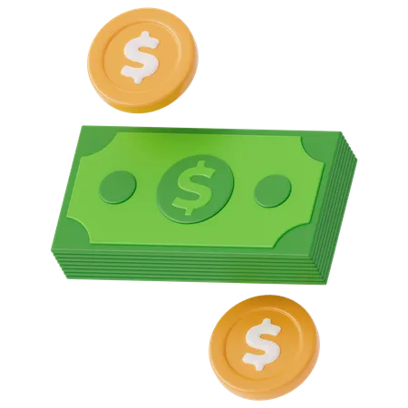 Dólar  3D Icon