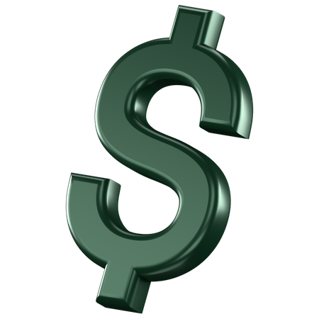 Dólar  3D Icon