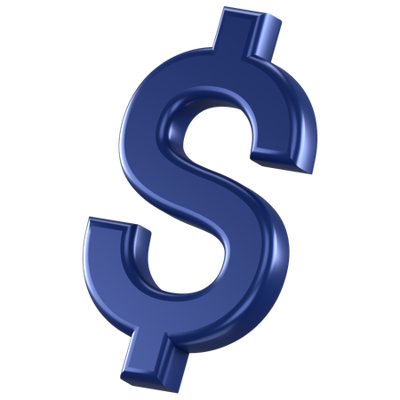 Dólar  3D Icon