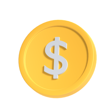 Dólar  3D Icon