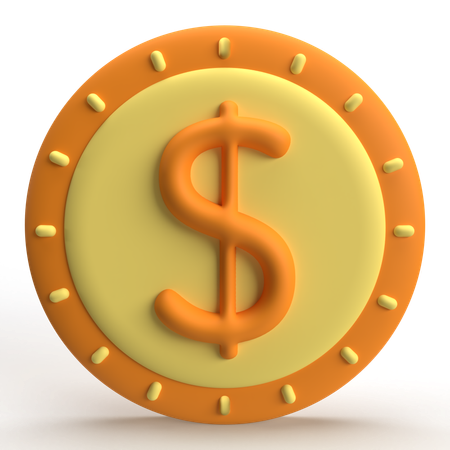 Dólar  3D Icon