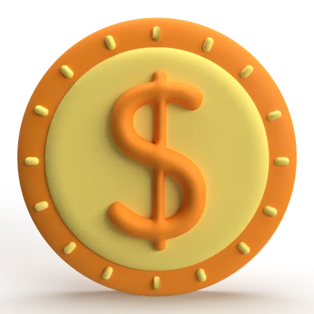 Dólar  3D Icon