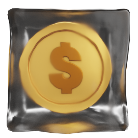 Dólar de activos congelados  3D Icon