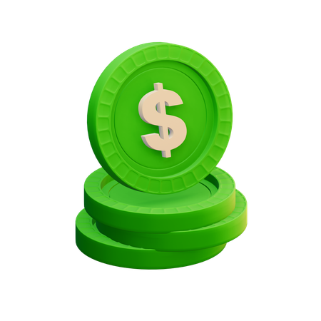 Dólar americano  3D Icon