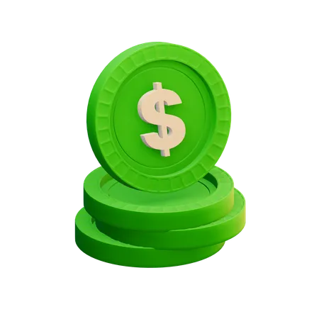 Dólar americano  3D Icon