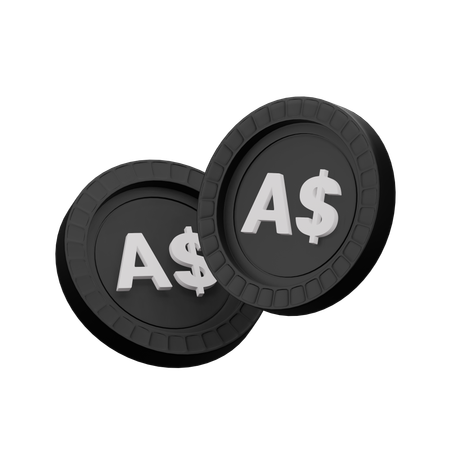 Dólar australiano  3D Icon