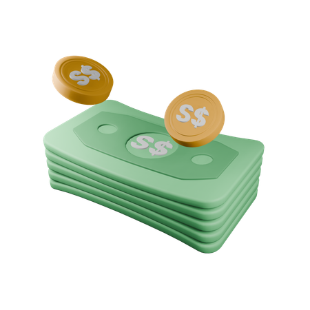 Dolar de Singapur  3D Icon